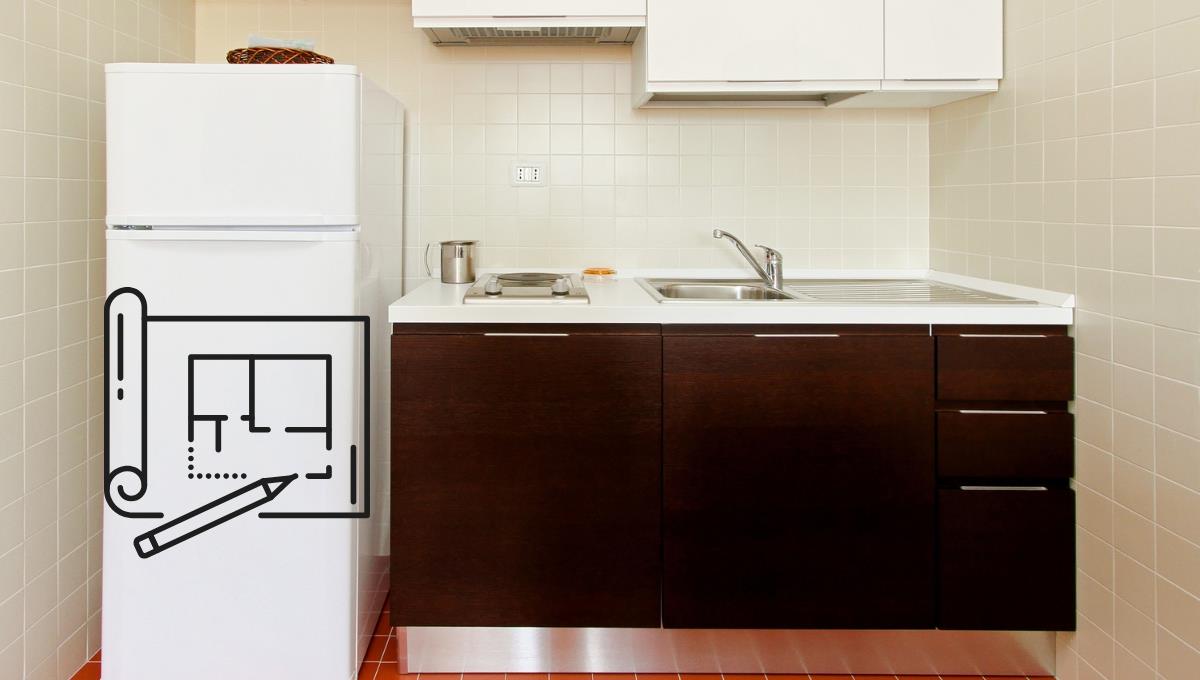 El truco de los decoradores para poder disimular una cocina que es pequeña